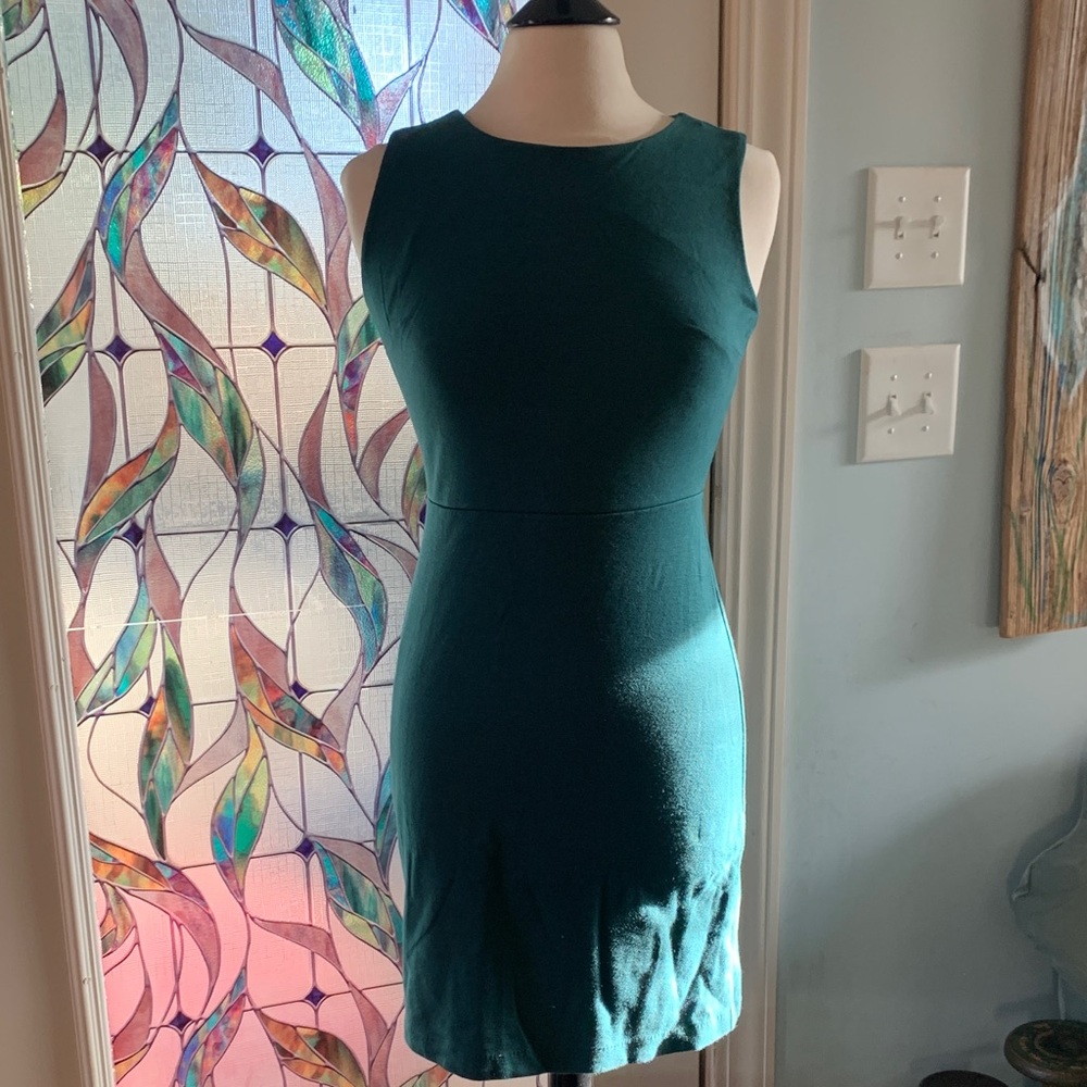 Old Navy Emerald Green Fitted Dress